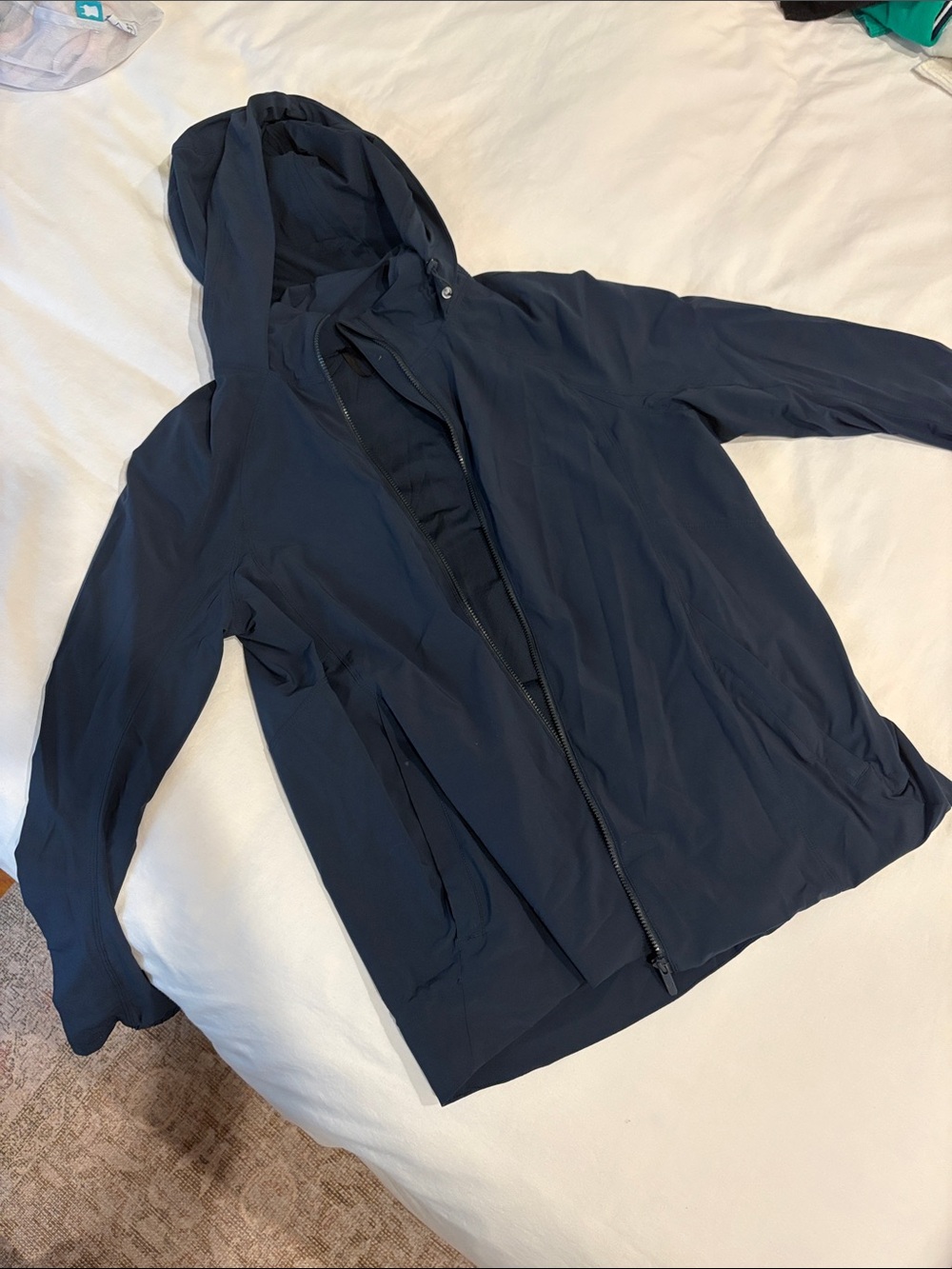 Women’s Lululemon Hooded Lightweight Navy Jacket